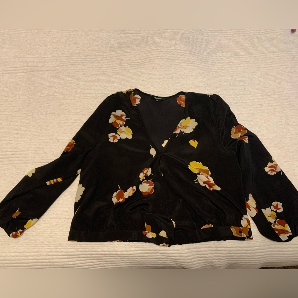 Silk Blouse from Madewell- Gently Worn